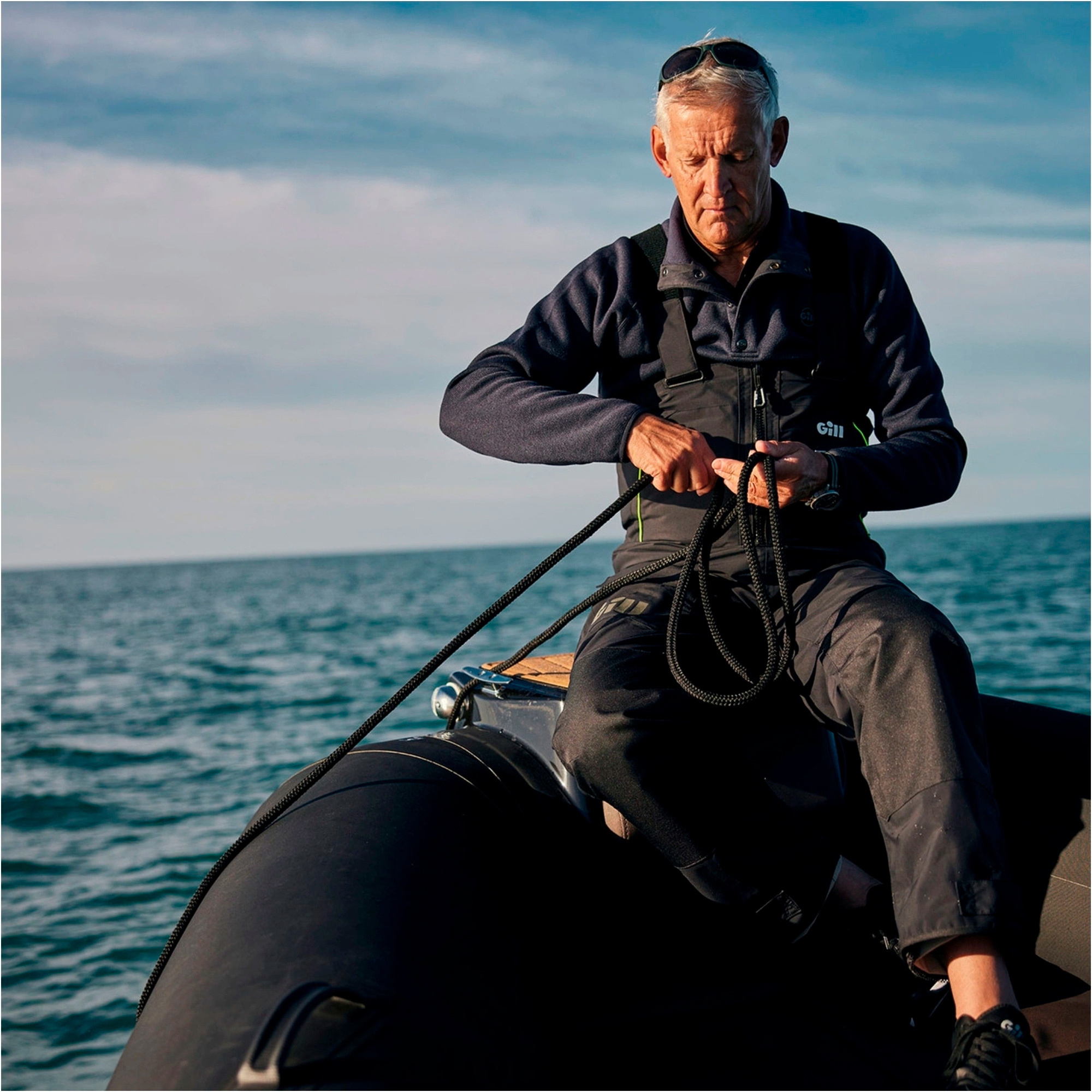 2026 Gill Da Uomo OS2 Giacca E Pantaloni Da Vela Offshore GMOOJATCSB - Black